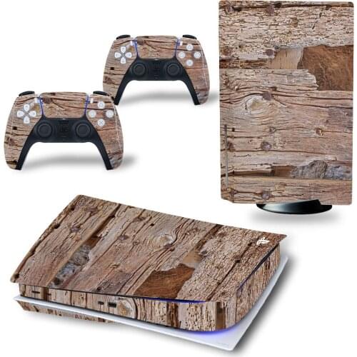 Dilapidated PS5 Standard Disc Edition Skin Sticker Decal Cover for PlayStation 5 Console & Controller PS5 Skin Sticker Vinyl