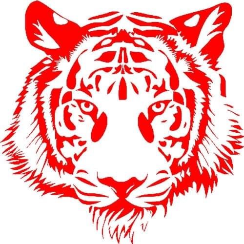 Tiger Head Car-Styling Stickers Vehicle Body Bumper Front Rear Trunk Window Reflective Decals Sticker Decoration