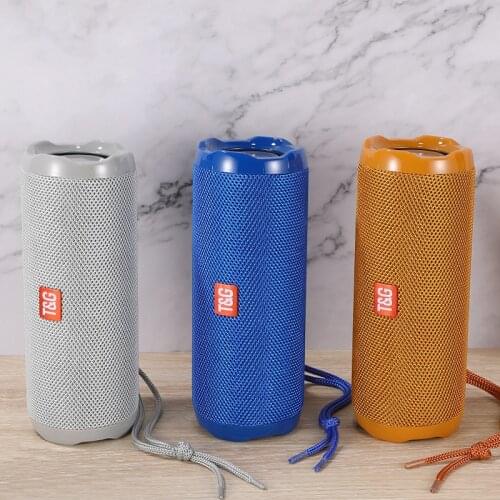 The new 20W stereo speaker portable column subwoofer bluetooth column waterproof outdoor TG117 upgraded version, music center