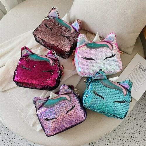 New Women Bags Purse Shoulder Handbag Tote Messenger Hobo Satchel Bag Cross Body Unicorn Ladies Cartoon Handbags
