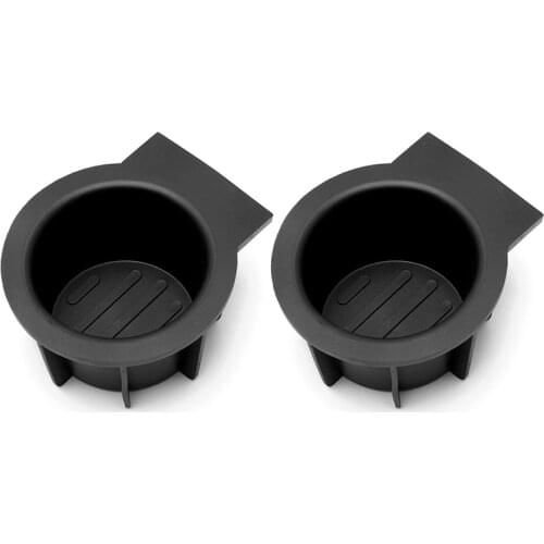 Front/Rear Side Door Rubber Car Center Console Armrest Storage Box for Ford F150 Front Console Cup Holder 2L1Z-7813562-AAA 2pcs