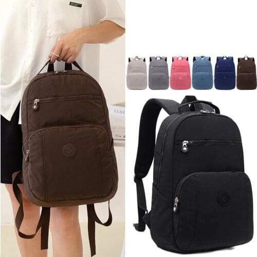 Casual Oxford Backpack Women Travel Waterproof Nylon School Bags for Teenage Girls High Quality Fashion Tote Shoulder Packbag