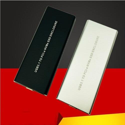 QINDIAN PCIE M.2 NVME SSD Enclosure M Key Type C USB3.1 2240/2280 SSD Case Full Aluminum 10Gbps External Box for Solid Disk NEW