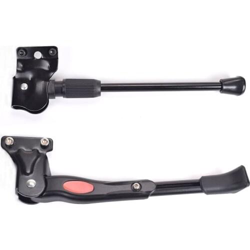 Bicycle Kickstand Adjustable Aluminum Alloy Steel Parking Stable Support Side Stand Foot Two Holes MTB Bike Accessories
