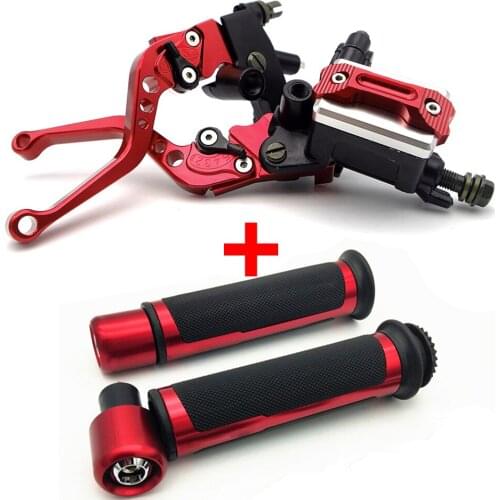 CNC Motorcycle Brake Clutch Levers Handle Bar Handlebar Grips Set 22mm For KTM Duke 390 2018 Sxf 790 Adventure 125 Sx 690 Rc 390