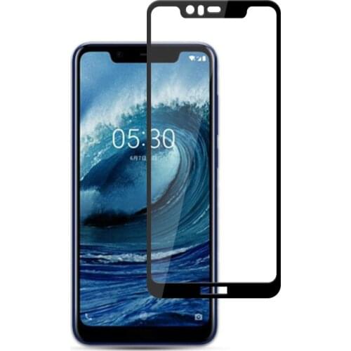Tempered Glass For Nokia X5 2018 Full Cover 9H Protective film Explosion-proof Screen Protector Nokia 5.1 Plus TA-1109S 5.1plus