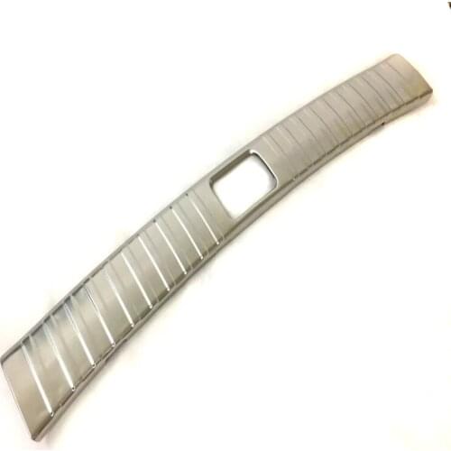 For Hyundai IX35 2018 Stainless Steel Rear inner bumper Protector Sill Scuff Plate Door Sill Protector Sticker Car Styling