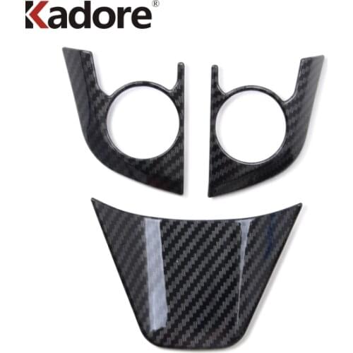 For Toyota RAV4 RAV 4 2019 2020 Camry XV70 2017-2019 Car Steering Wheel Protective Cover Trim Sticker Interior Accessories