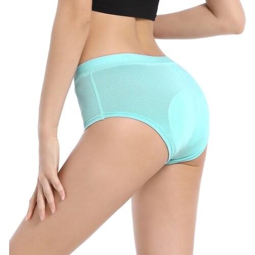 WOSAWE Gel Pad Protection Cycling Shorts Briefs Downhill Bike Bicycle Base Layer Underwear Breathable MTB Tight Underpants Women