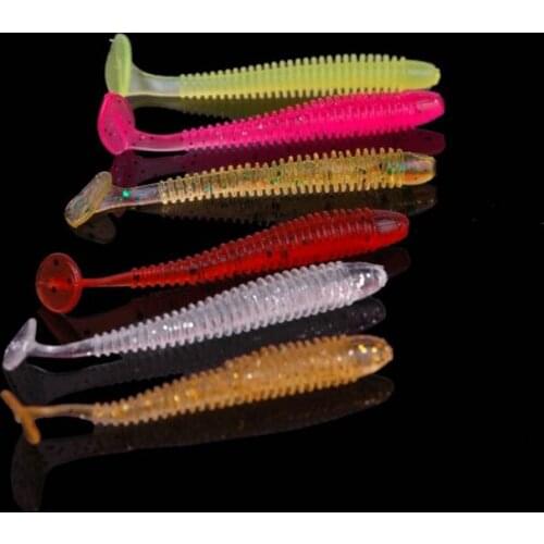 12pcs/lot Classic Vivid Soft 5cm 0.55g Swimbaits Artificial Bait Silicone Lure Fishing Tackle Lures