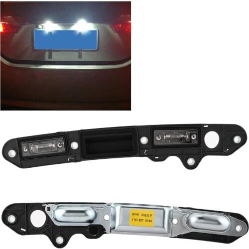 1T0827574L Tailgate Handle Bar License Plate Light for Golf Plus 2005-2009 for Passat B6 Wagon 2006-2008 Touran 2003-2010