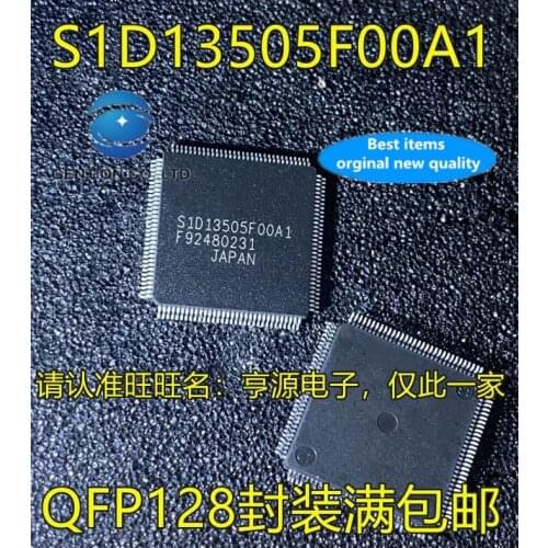 2PCS S1D13505 S1D13505F00A1 QFP128 LCD controller IC in stock 100% new and original