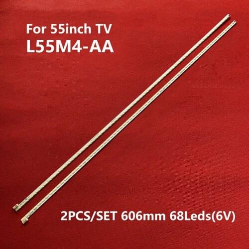 2pcs Suitable for L55M4-AA lamp strip screen MI55TV (M55) LED backlight strip 1712-0400-4190 098101074400 098101074401