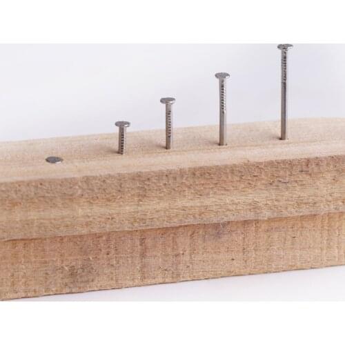 304 Stainless Steel Nail Cement Nail Steel Nail Carpenter Round Nail Cement Wall Nail Lengthened Small Nail Concrete Nail 10pcs