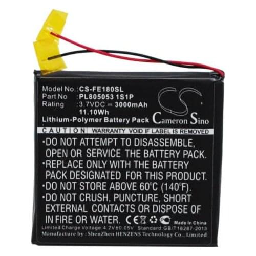 Cameron Sino 3000mAh battery for FIIO E18 PL805053 1S1P Amplifier Battery