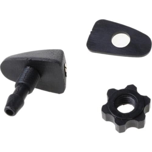 Car Universal Windshield Washer Sprinkler Head Wiper Fan Shaped Spray Nozzle