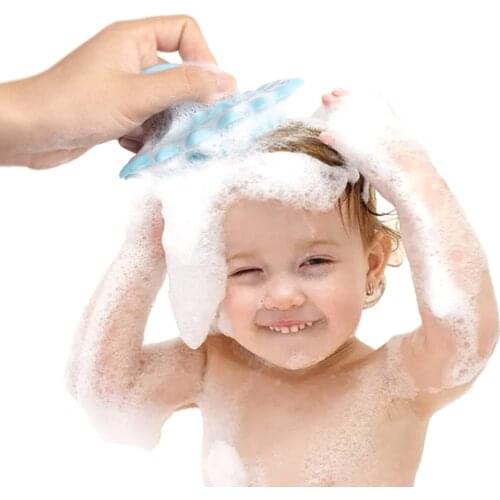 Baby Hair Scalp Massager Sponge Brushes Sunflower Skin-friendly Shower Brush Body Cleaning Brush Scrubber Newest