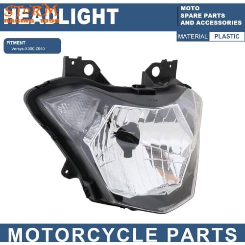 Motorcycle Headlight Fairing Headlamp Head Light Lamp For Kawasaki Versys-X300 Z650 Versys X300 1 650