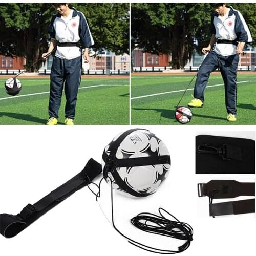 Soccer Training Sports Assistance Adjustable Football Kick Trainer Soccer Ball Kicker Practice Belt Soccer Kick Trainer Belt