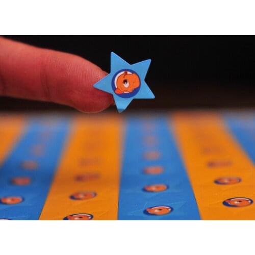 Hot sale customized logo sticker, die cut printed water label