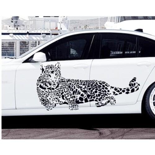 Painting Abstract Cheetah Car Stickers Poster Black And White DIY Living Room Decoration Wall Papers Home Decor Room Decor