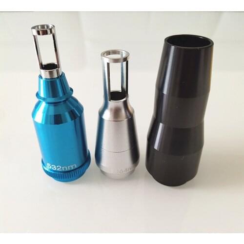 Laser Handpiece With Black Doll(1320) Probe Used For Tattoo/Eyebrow Removal Machine 2 Pieces