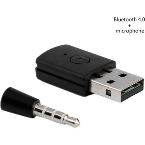 Mini USB Bluetooth Adapter 3.5mm Bluetooth 4.0+EDR USB Adapter for PS4 Stable Performance Bluetooth Earphone