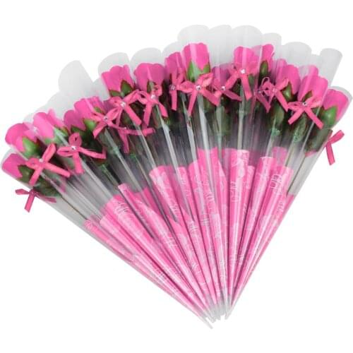 Rose Valentine Soap Flower Lover Present Rose Mothers Day Holiday Gift - 1 Group of 38 Sticks