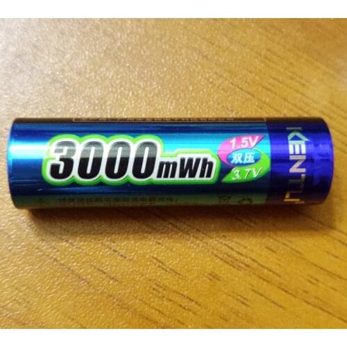 Wholesale KENTLI 3000mWh AA battery 1.5V AA rechargeable battery battery lithium polymer battery for BBS microphone
