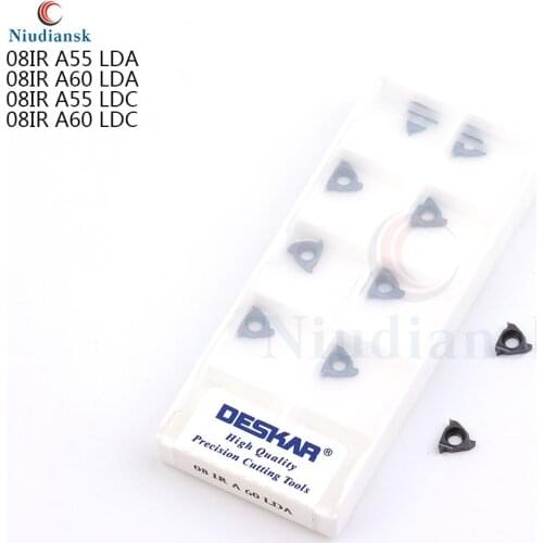 Original 08IR A55 08IR A60 LDA 08IR A55 08IR A60 LDC thread turning tool indexable insert CNC lathe turning tool carbide insert