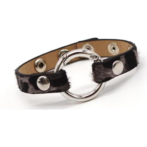 Striped Leather Bracelets For Women Mens 2021 New Warp Bracelets & Bangles Metal Button Party Jewelry Gifts