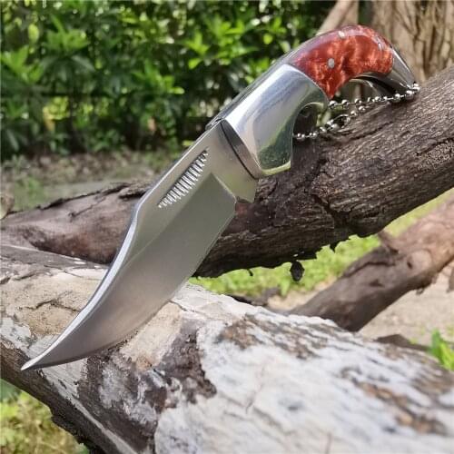 8cr13mov Steel Foldable Knife Pocket Kitchen Knives EDC Tool - Good for Hunting Camping Survival Outdoor Everyday Carry