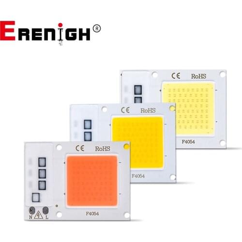 COB Chip 10W 20W 30W LED Diode Chip 220V 110V Grow Light Beads No Need Driver for Flood Light Spotlight DIY Lighting