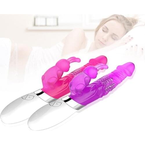 G Spot Vibrator for Women Dual Vibration Silicone Dildo Waterproof Female Vagina Clitoris Massager Sex Toys for Women Products