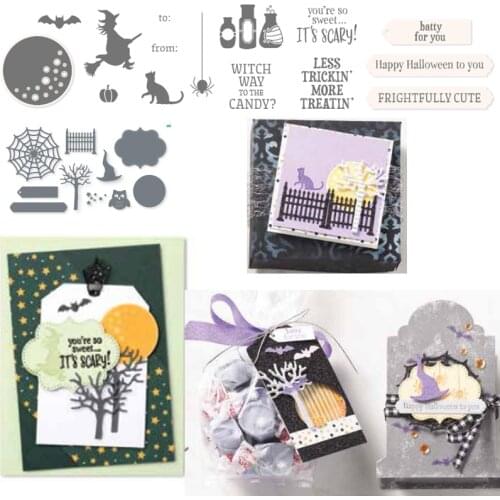 WIZARD Stamps and Dies Christmas New Stamps and Dies 2021 Stencils for Decor Metal Die Cutters for Scrapbooking Stamping