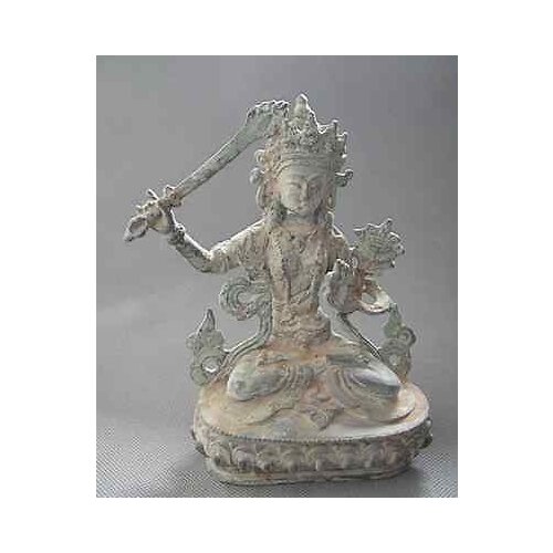 Zhaorui632++Chinese Antique buddha Bronze Kwan-yin Statues