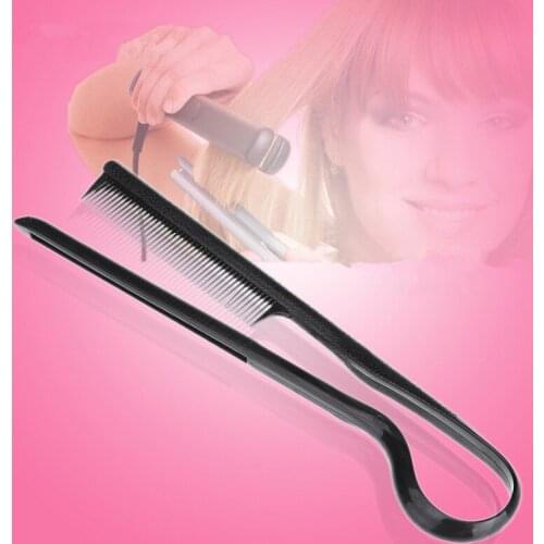 1Pcs Useful Hair Straighten Salon Comb Hairdressing Smooth Tool Hold Tongs Hair Styling Tools For Women Girl
