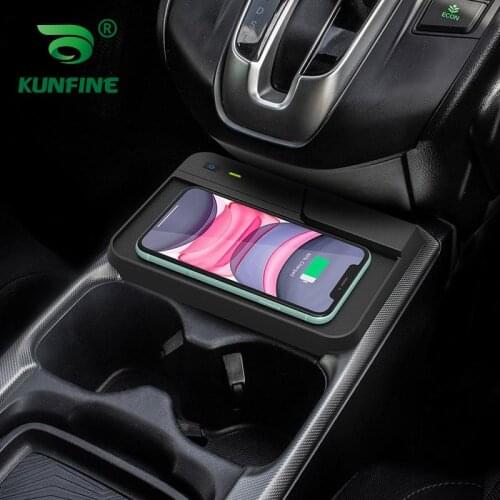 10W Car Wireless Charger for Honda CR-V 2017-2020 Cordless Charge Board Fast Charging Adapter Plate Quick Charger Pad