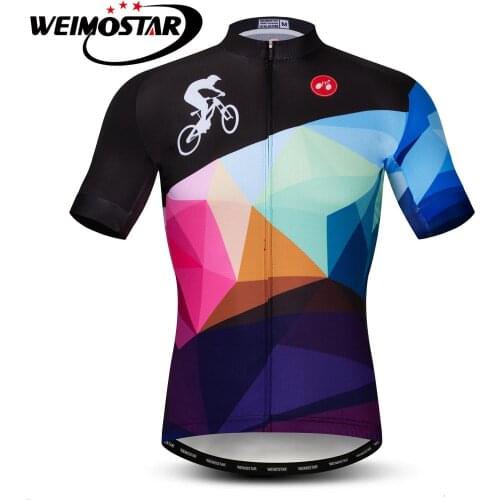 2019 Summer Cycling Jersey Shirts Men Tops Road MTB Short Sleeve Bicycle Clothing Ropa Ciclsimo Quick Dry Bike Jerseys Maillot
