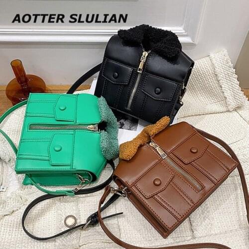Женские меховые сумки AOTTER SLULIAN China At AliExpress