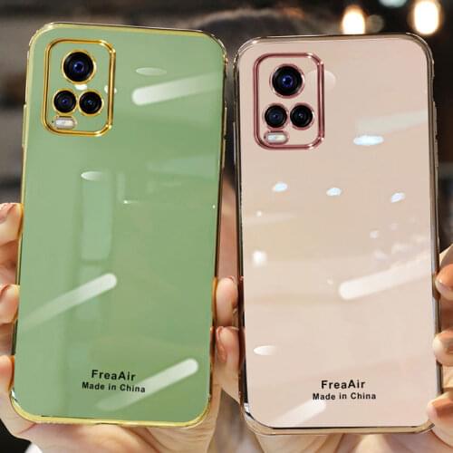 Luxury Silicone Case For Vivo V20 phone Case For Vivo V20 SE Cover Shockproof Fundas Ring Stand Holder Case Vivo V20 V15 Pro SE