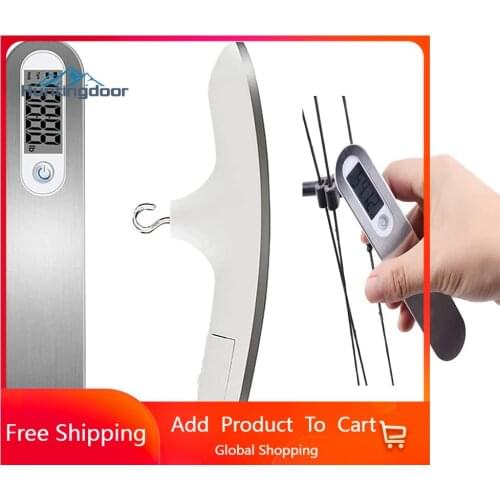 Digital Archery Scale Recurve Bow Compound Bow Hunting Scale Luggage Scale with LCD Display 110 Lbs