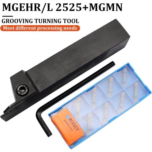 Grooving Turning Tool Holder MGEHR2525-1.5/-2/-2.5/-3/-4 + MGMN150 MGMN200 MGMN300 MGMN400 Carbide Insert CNC Latter Tools