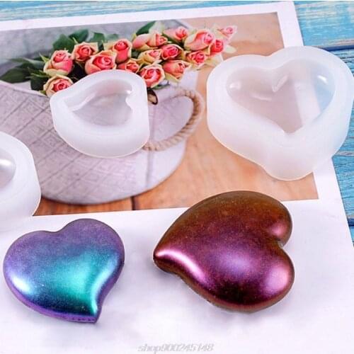 Heart Shape Jewelry Mold Handmade DIY Pendant Necklace Making Model Mould Parts Decoration J11 21 Dropshipping