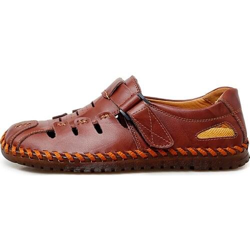 Heren for shoes sandali uomo sandles sandel sandalias size rasteira work fashion big sandalsslippers da ete para erkek leather