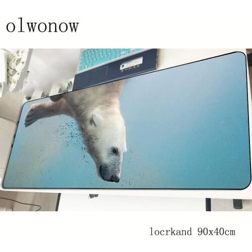 Polar Bear mouse pad gamer HD print 80x30cm notbook mouse mat gaming mousepad large cool new pad mouse PC desk padmouse