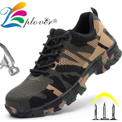 2021 Fashion Men Sneakers Mesh Casual Shoes Lace-up Work Mens Shoes Breathable Hiking Shoes For Men Footwear Zapatillas Hombre