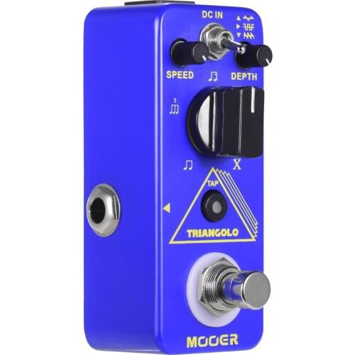 Mooer Triangolo Digital Tremolo Pedal Electric Guitar Effect Pedal True Bypass Micro Series Effect Pedal for Guitar