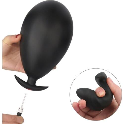 Inflatable Butt Plug Soft Anal Plug Prostate Massage Stimulator Male Masturbation Tool Adult Products Erotic Sex Toys for Couple