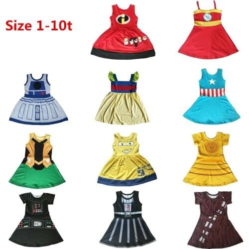 Halloween Girls Princess Dress Cosplay Dress Kids Dresses Party Holiday